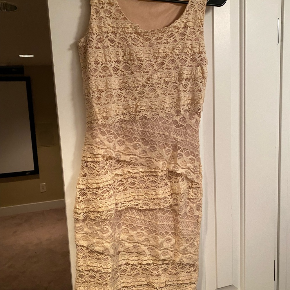 Elegant Lace Sleeveless Dress